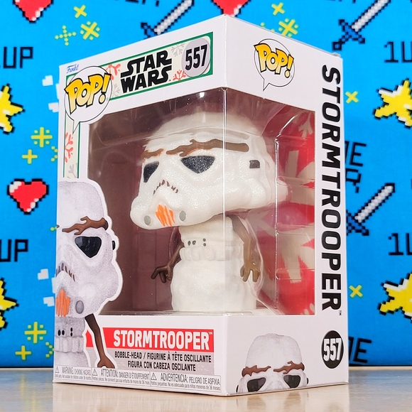 Funko PoP Star Wars Stormtrooper #557 Christmas Collectible Vinyl + Protector - Picture 6 of 9